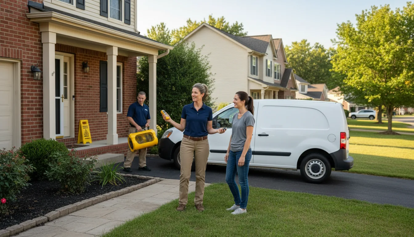 Water restoration image for Home Water Damage Repair in Woodsfield, OH
